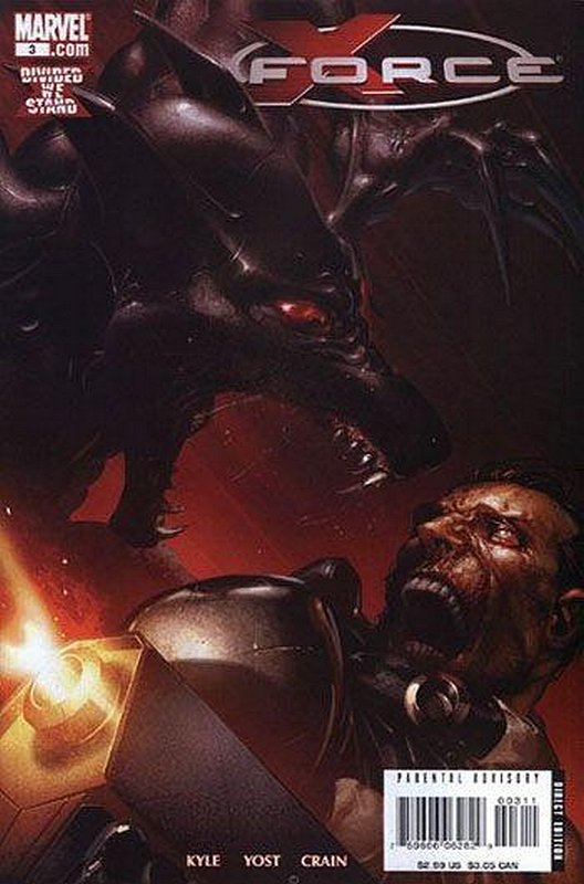 Cover of X-Force (Vol 3) #3. One of 250,000 Vintage American Comics on sale from Krypton!