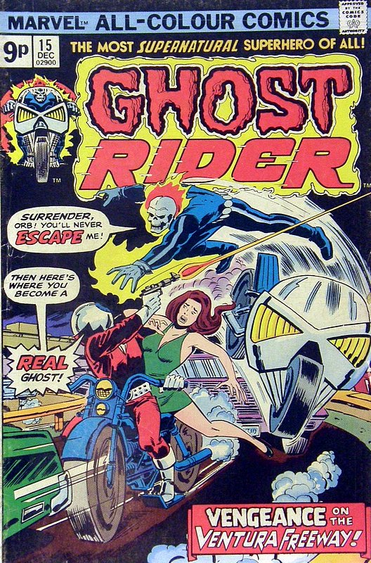 Cover of Ghost Rider (Vol 1) #15. One of 250,000 Vintage American Comics on sale from Krypton!