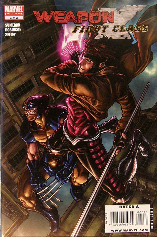 Cover of Weapon X: First Class (2008 Ltd) #3. One of 250,000 Vintage American Comics on sale from Krypton!