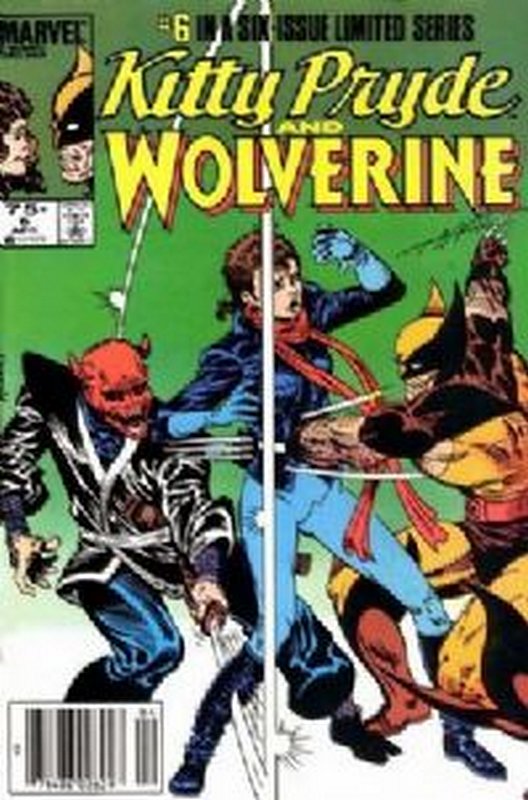Cover of Kitty Pryde & Wolverine (1984 Ltd) #6. One of 250,000 Vintage American Comics on sale from Krypton!