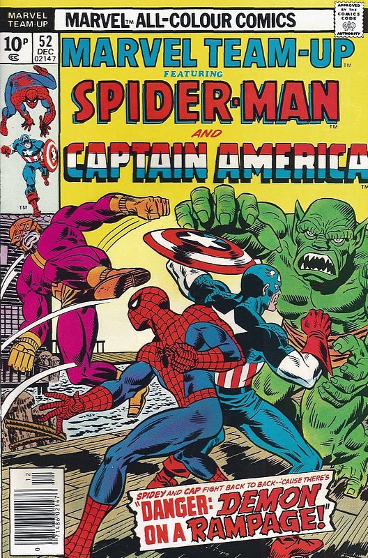 Cover of Marvel Team-up (Vol 1) #52. One of 250,000 Vintage American Comics on sale from Krypton!