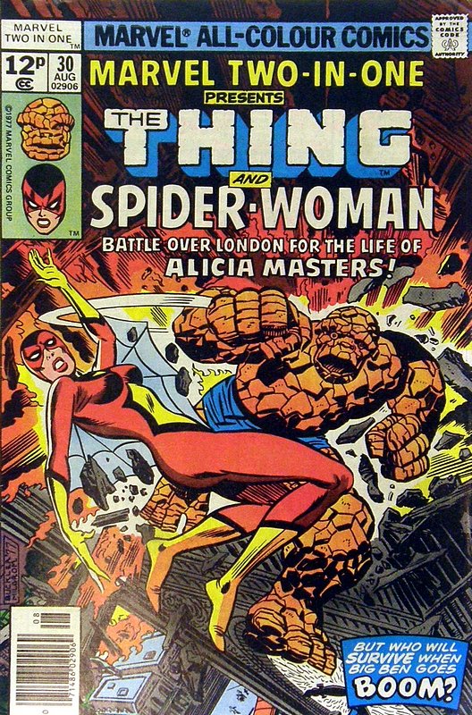 Cover of Marvel Two-in-one (Vol 1) #30. One of 250,000 Vintage American Comics on sale from Krypton!