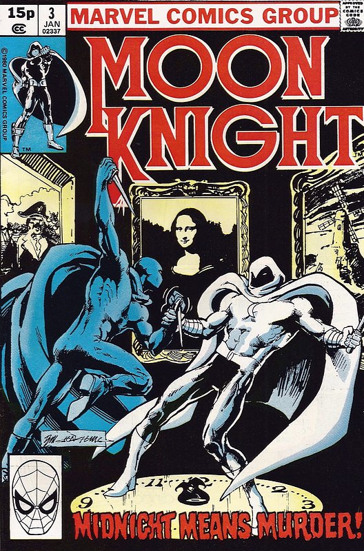 1st Midnight Man<br> Cover of Moon Knight (Vol 1) #3. One of 250,000 Vintage American Comics on sale from Krypton!