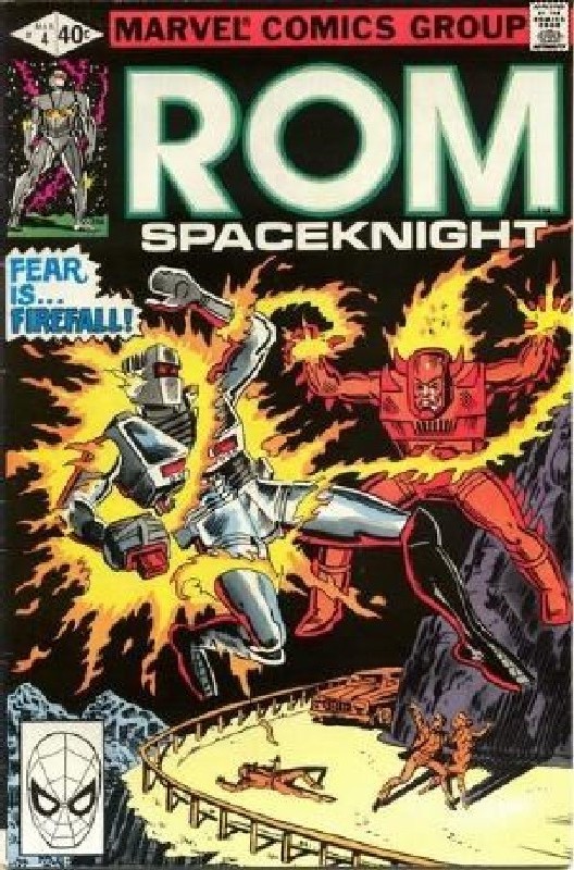 Cover of Rom #4. One of 250,000 Vintage American Comics on sale from Krypton!