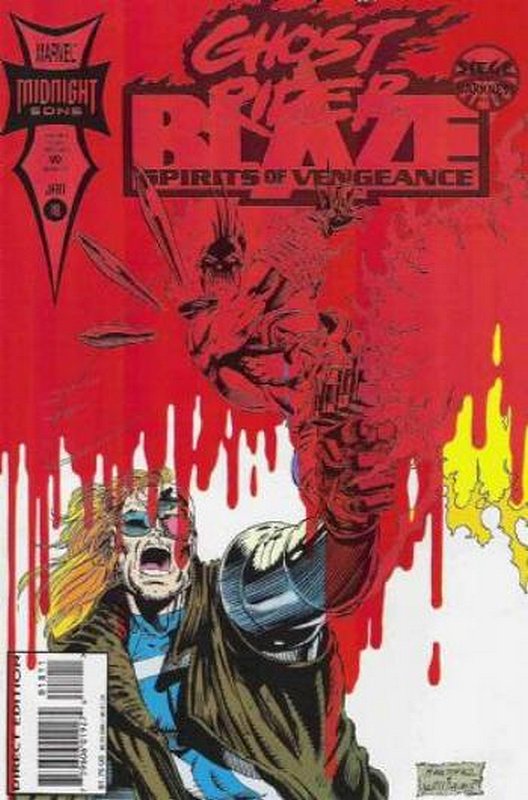 Cover of Ghost Rider/Blaze: Spirits of Vengeance (Vol 1) #18. One of 250,000 Vintage American Comics on sale from Krypton!