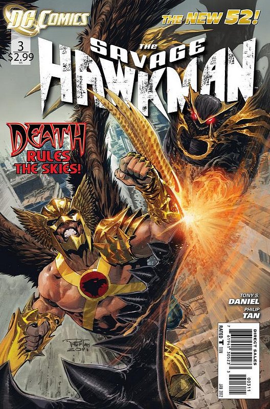 Cover of Savage Hawkman (Vol 1) #3. One of 250,000 Vintage American Comics on sale from Krypton!