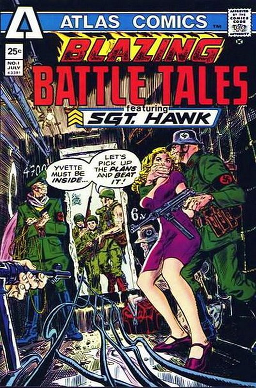 Cover of Blazing Battle Tales #1. One of 250,000 Vintage American Comics on sale from Krypton!