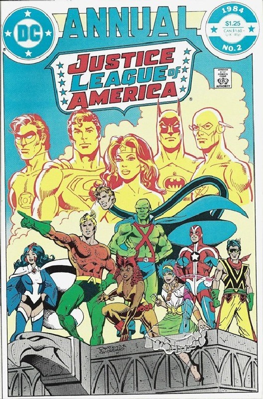 Cover of Justice League of America (Vol 1) Annual #2. One of 250,000 Vintage American Comics on sale from Krypton!