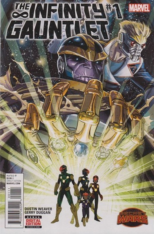 Cover of Infinity Gauntlet (2015 Ltd) #1. One of 250,000 Vintage American Comics on sale from Krypton!