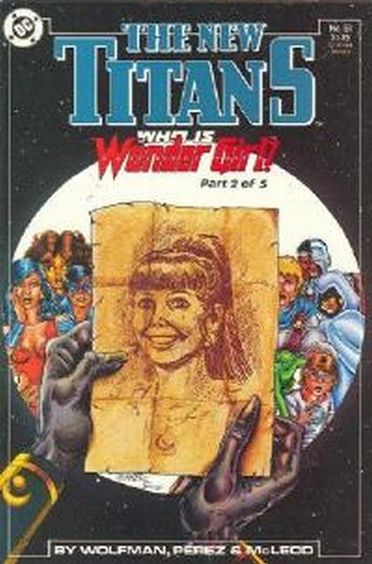 Cover of New Teen Titans (Vol 2) #51. One of 250,000 Vintage American Comics on sale from Krypton!