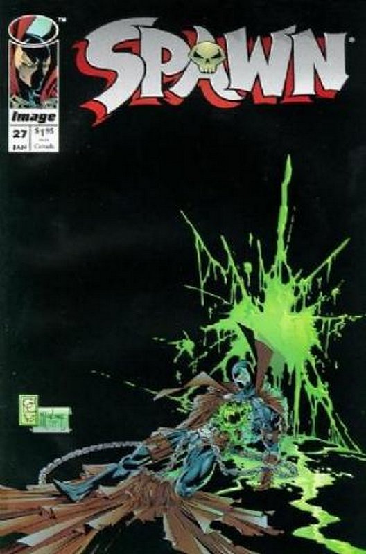 Cover of Spawn #27. One of 250,000 Vintage American Comics on sale from Krypton!