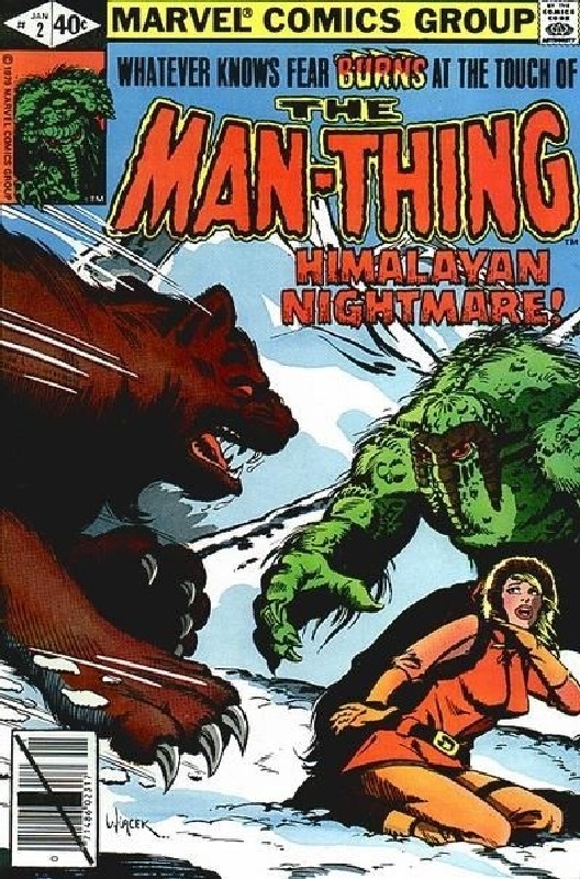 Cover of Man-Thing (Vol 2) #2. One of 250,000 Vintage American Comics on sale from Krypton!