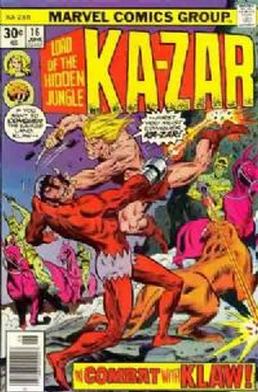 Cover of Ka-Zar (Vol 2) Lord of the Hidden Jungle #16. One of 250,000 Vintage American Comics on sale from Krypton!