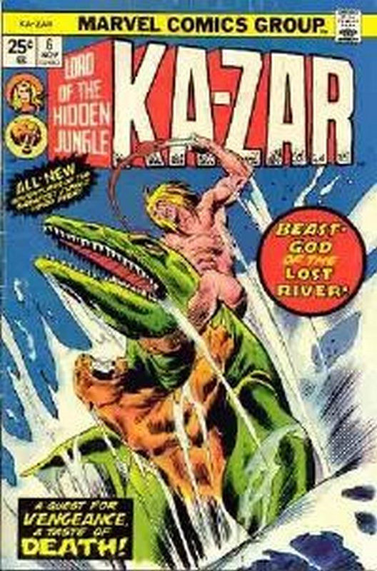 Cover of Ka-Zar (Vol 2) Lord of the Hidden Jungle #6. One of 250,000 Vintage American Comics on sale from Krypton!