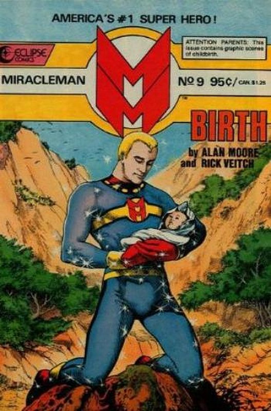 Winter Birth Issue<br> Cover of Miracleman (Eclipse) (Vol 1) #9. One of 250,000 Vintage American Comics on sale from Krypton!