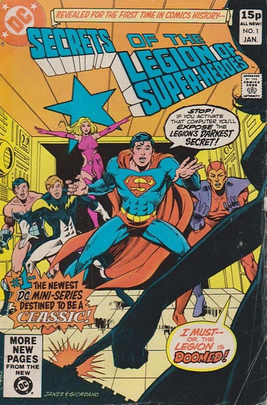 Cover of Secrets of the Legion of Super-Heroes (1981 Ltd) #1. One of 250,000 Vintage American Comics on sale from Krypton!