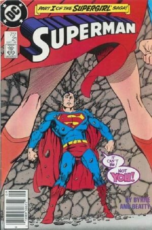 Cover of Superman (Vol 2) #21. One of 250,000 Vintage American Comics on sale from Krypton!