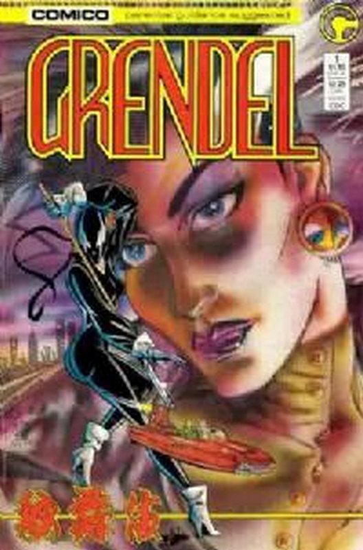 1st Christine Spar<br> Cover of Grendel (Vol 2) #1. One of 250,000 Vintage American Comics on sale from Krypton!
