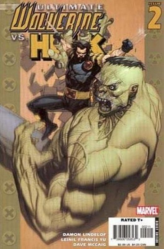 Cover of Ultimate Wolverine vs Hulk (2005 Ltd) #2. One of 250,000 Vintage American Comics on sale from Krypton!