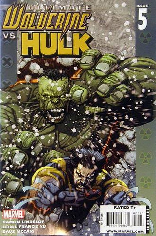Cover of Ultimate Wolverine vs Hulk (2005 Ltd) #5. One of 250,000 Vintage American Comics on sale from Krypton!