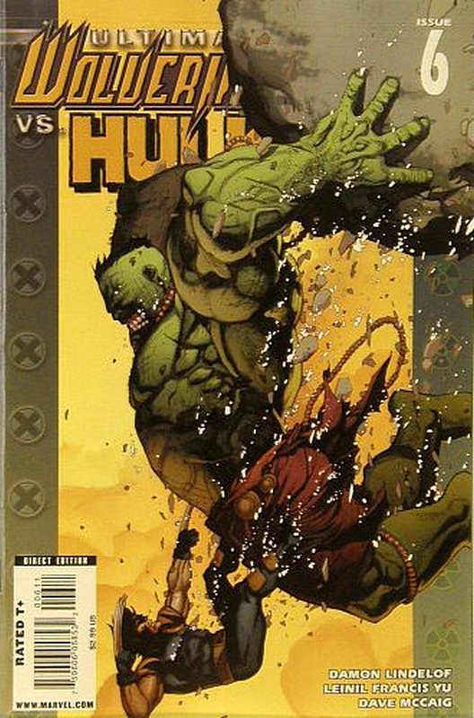 Cover of Ultimate Wolverine vs Hulk (2005 Ltd) #6. One of 250,000 Vintage American Comics on sale from Krypton!