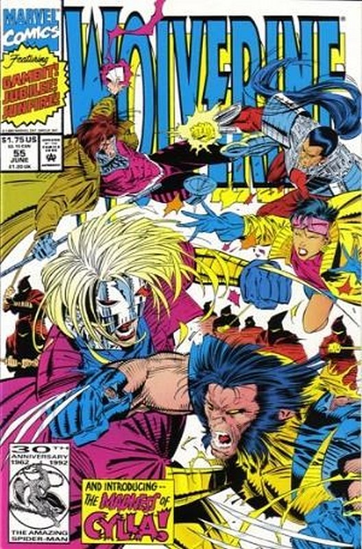 Cover of Wolverine (Vol 1) #55. One of 250,000 Vintage American Comics on sale from Krypton!