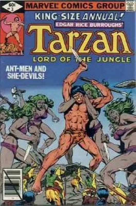 Cover of Tarzan Lord of the Jungle Annual #3. One of 250,000 Vintage American Comics on sale from Krypton!