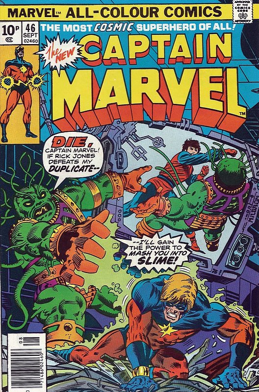 1st Supremor<br> Cover of Captain Marvel (Vol 1) #46. One of 250,000 Vintage American Comics on sale from Krypton!