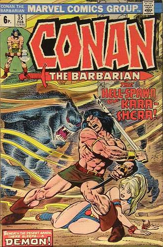 Cover of Conan the Barbarian (Vol 1) #35. One of 250,000 Vintage American Comics on sale from Krypton!