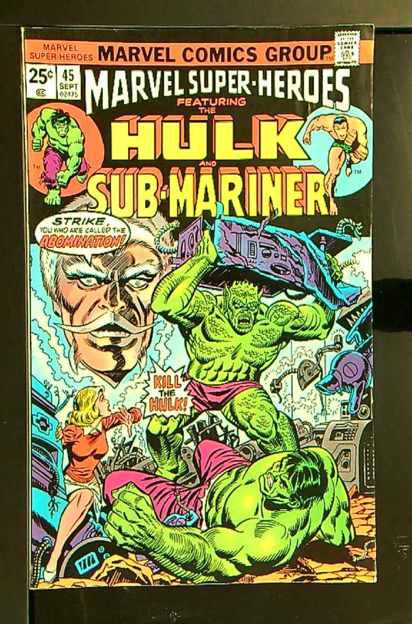 ACTUAL SCAN OF COMIC!<br> Cover of Marvel Super-Heroes (Vol 1) #45. One of 250,000 Vintage American Comics on sale from Krypton!