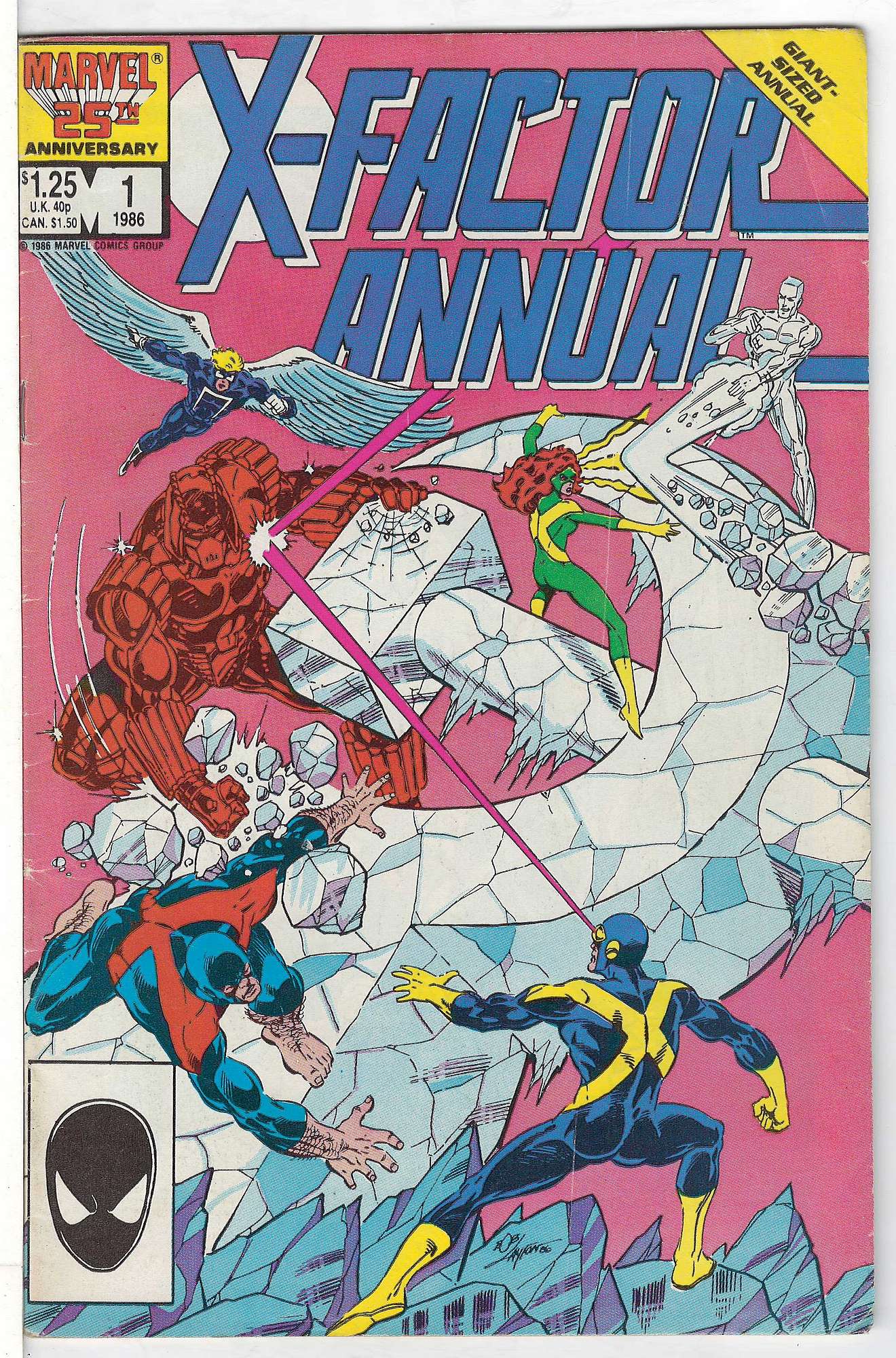 ACTUAL SCAN OF COMIC!<br> Cover of X-Factor (Vol 1) Annual #1. One of 250,000 Vintage American Comics on sale from Krypton!