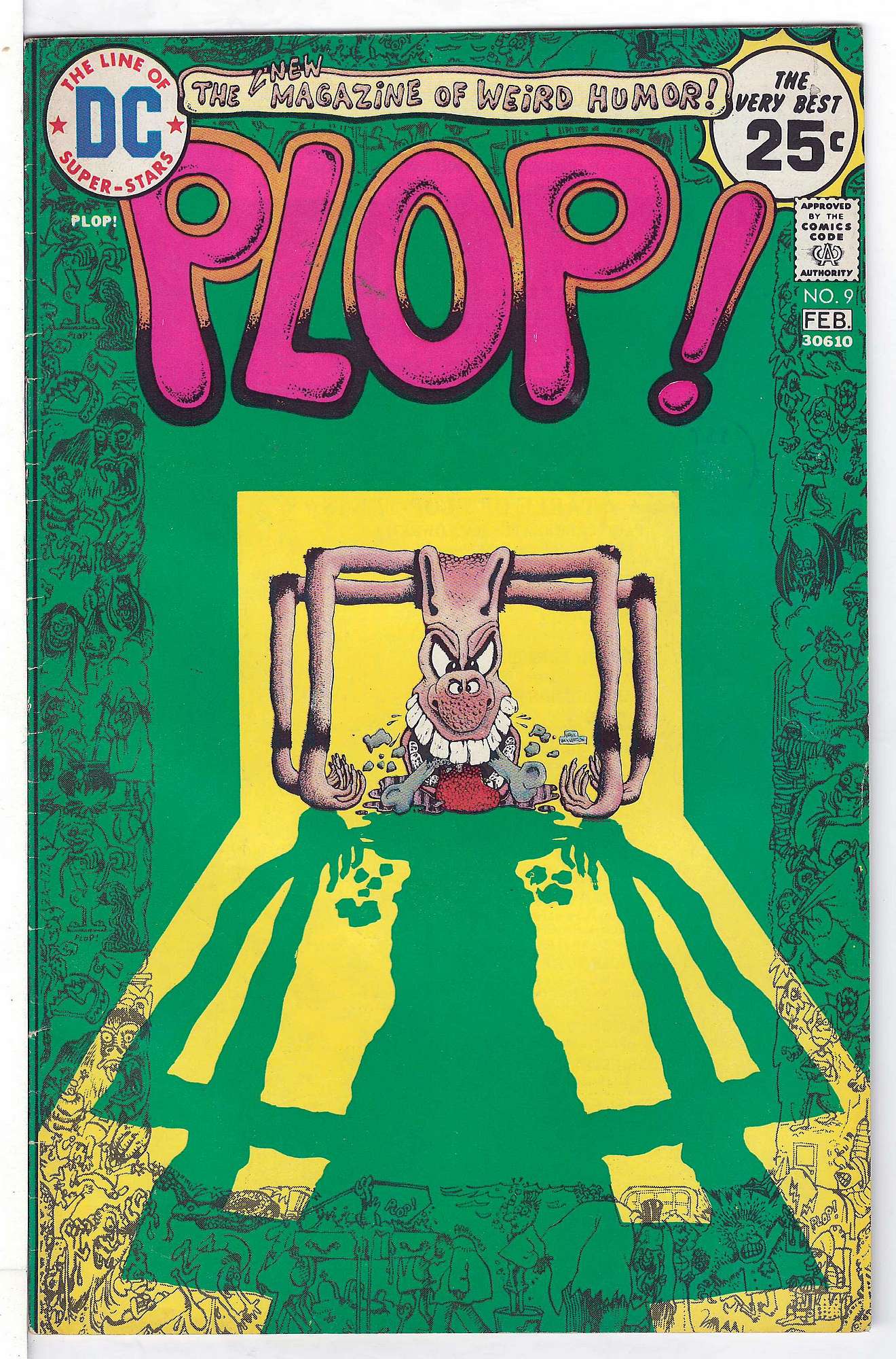 ACTUAL SCAN OF COMIC!<br> Cover of Plop! (Vol 1) #9. One of 250,000 Vintage American Comics on sale from Krypton!