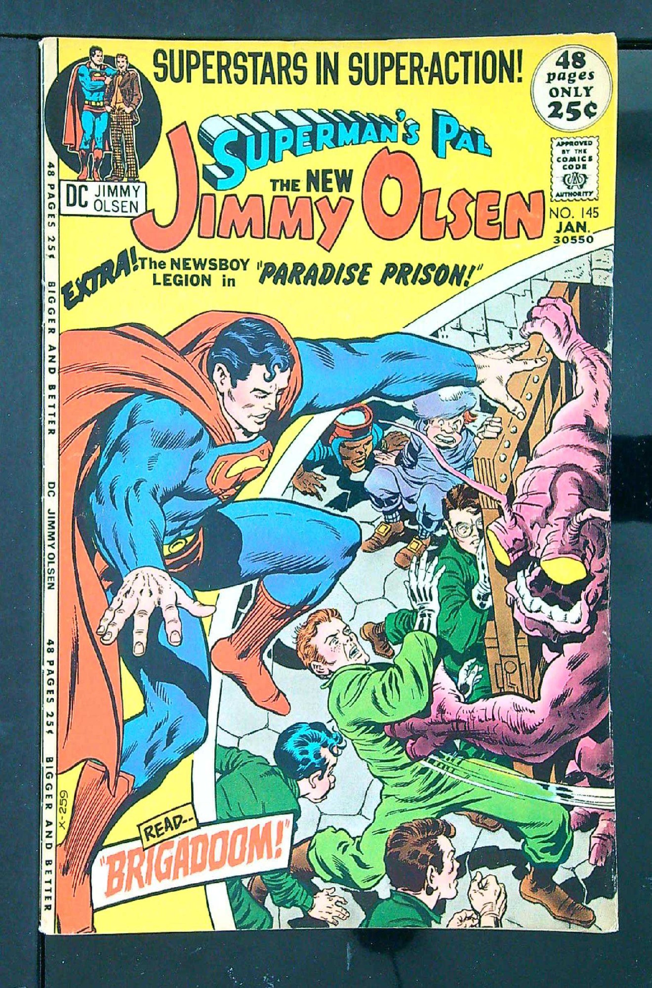ACTUAL SCAN OF COMIC!<br> Cover of Jimmy Olsen (Vol 1) Supermans Pal #145. One of 250,000 Vintage American Comics on sale from Krypton!