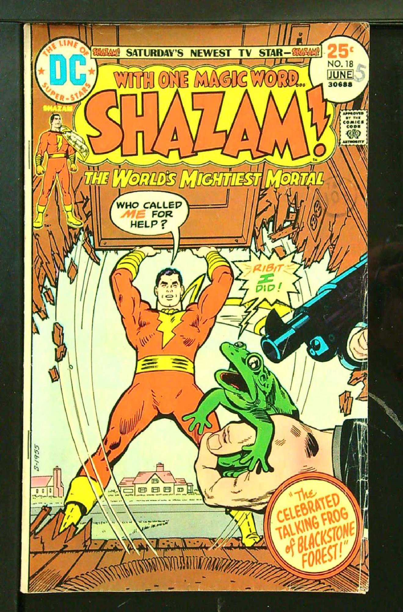 ACTUAL SCAN OF COMIC!<br> Cover of Shazam! (Vol 1) #18. One of 250,000 Vintage American Comics on sale from Krypton!