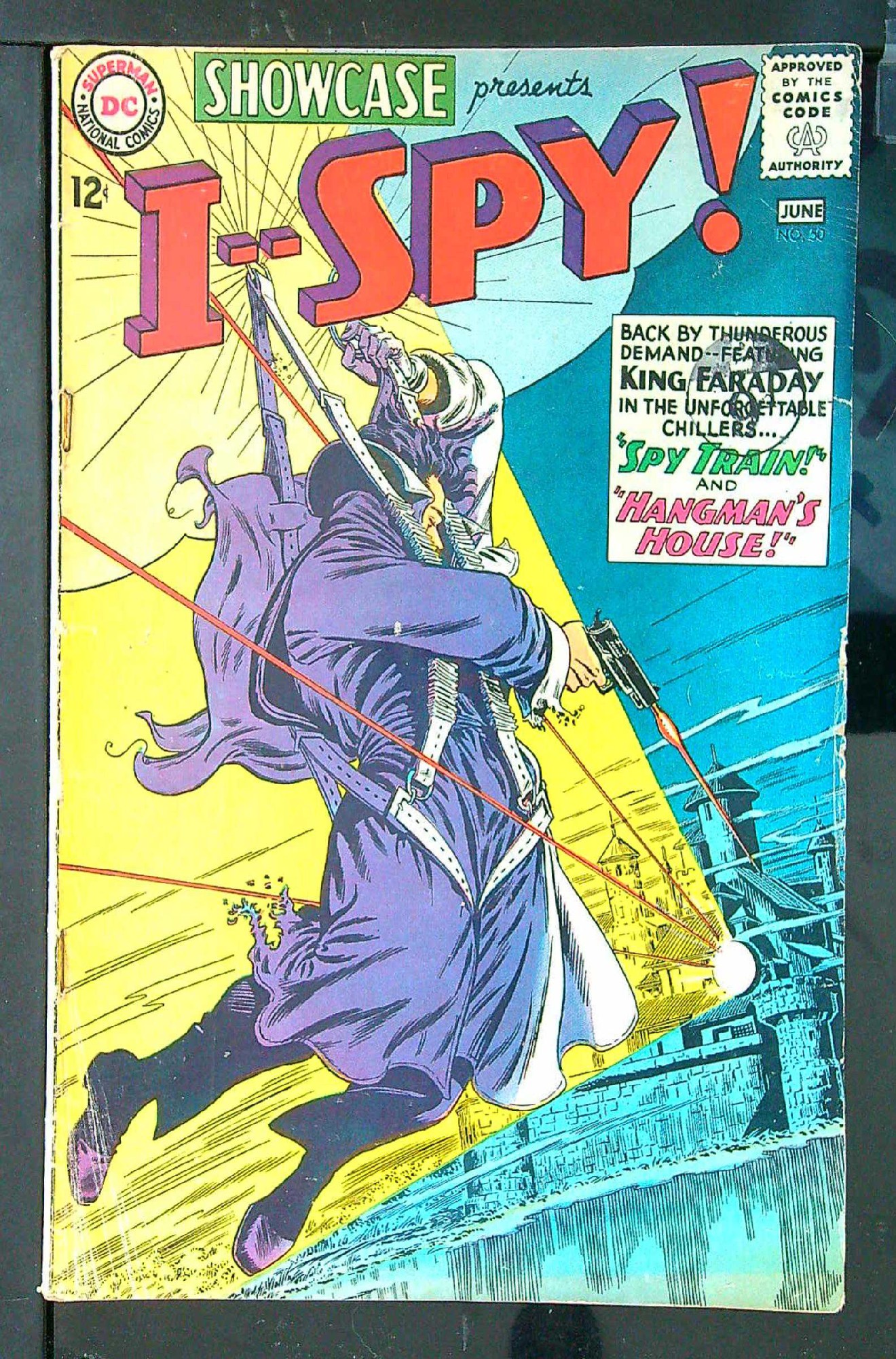 ACTUAL SCAN OF COMIC!<br>Distribution Stamp on Cover - See Scan Cover of Showcase (Vol 1) #50. One of 250,000 Vintage American Comics on sale from Krypton!