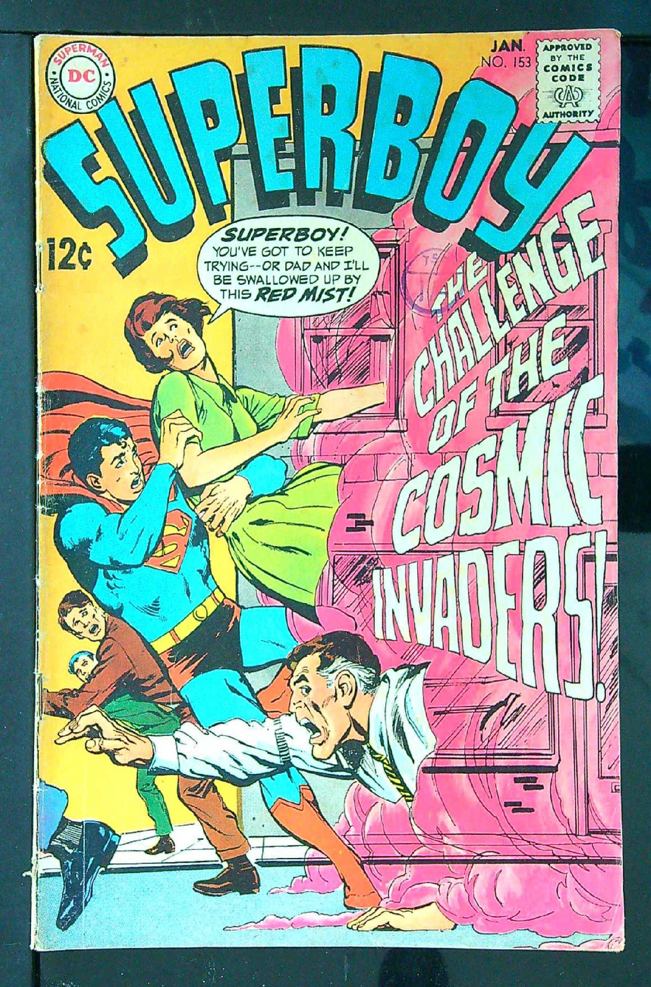 ACTUAL SCAN OF COMIC!<br> Cover of Superboy (Vol 1) #153. One of 250,000 Vintage American Comics on sale from Krypton!