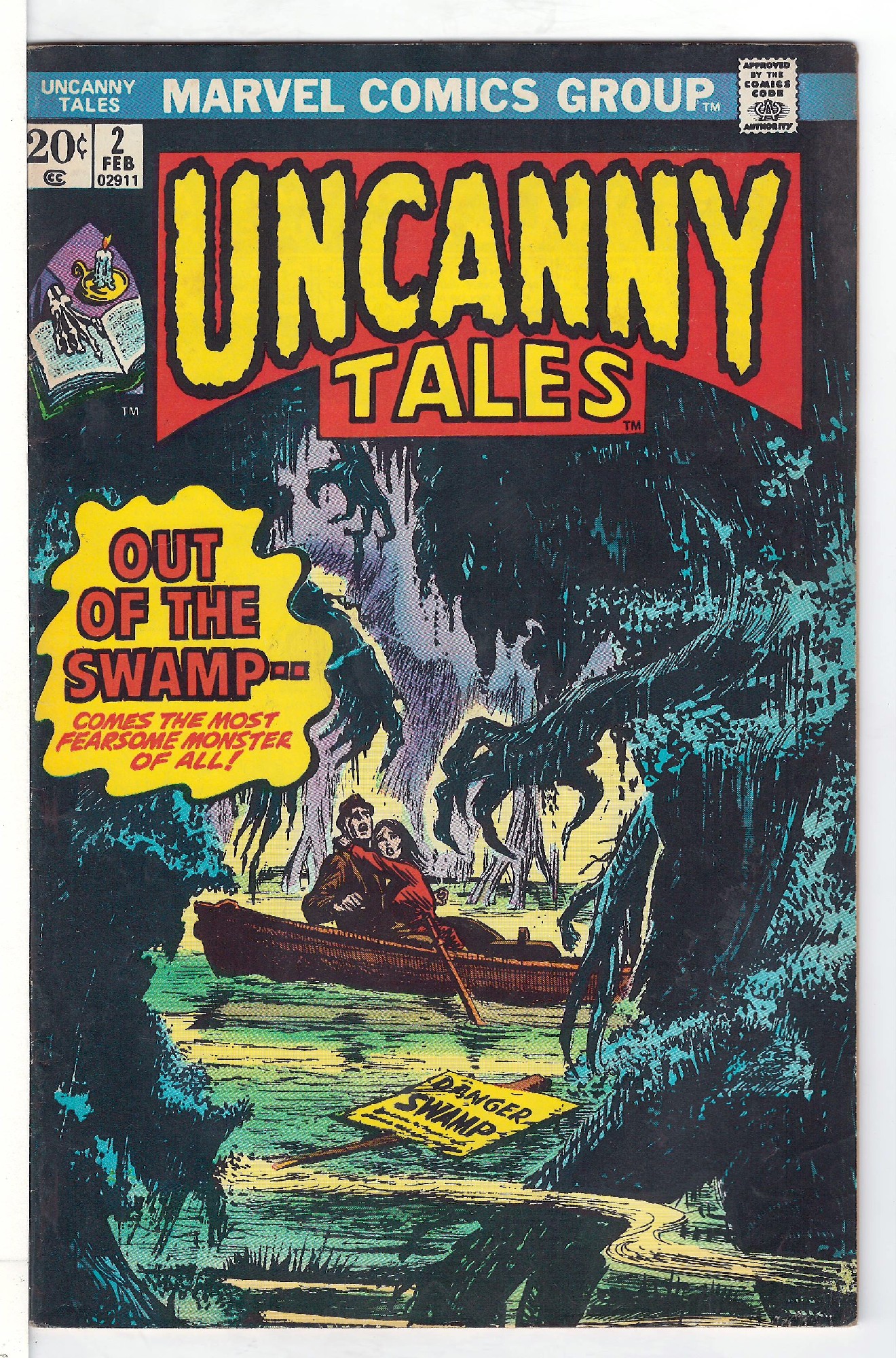 ACTUAL SCAN OF COMIC!<br> Cover of Uncanny Tales (Vol 2) #2. One of 250,000 Vintage American Comics on sale from Krypton!