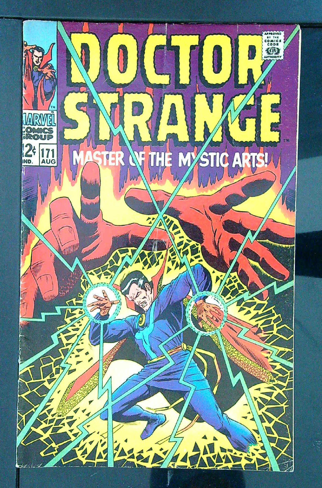 ACTUAL SCAN OF COMIC!<br>Light Subscription crease - See Scan Cover of Doctor Strange (Vol 1) #171. One of 250,000 Vintage American Comics on sale from Krypton!