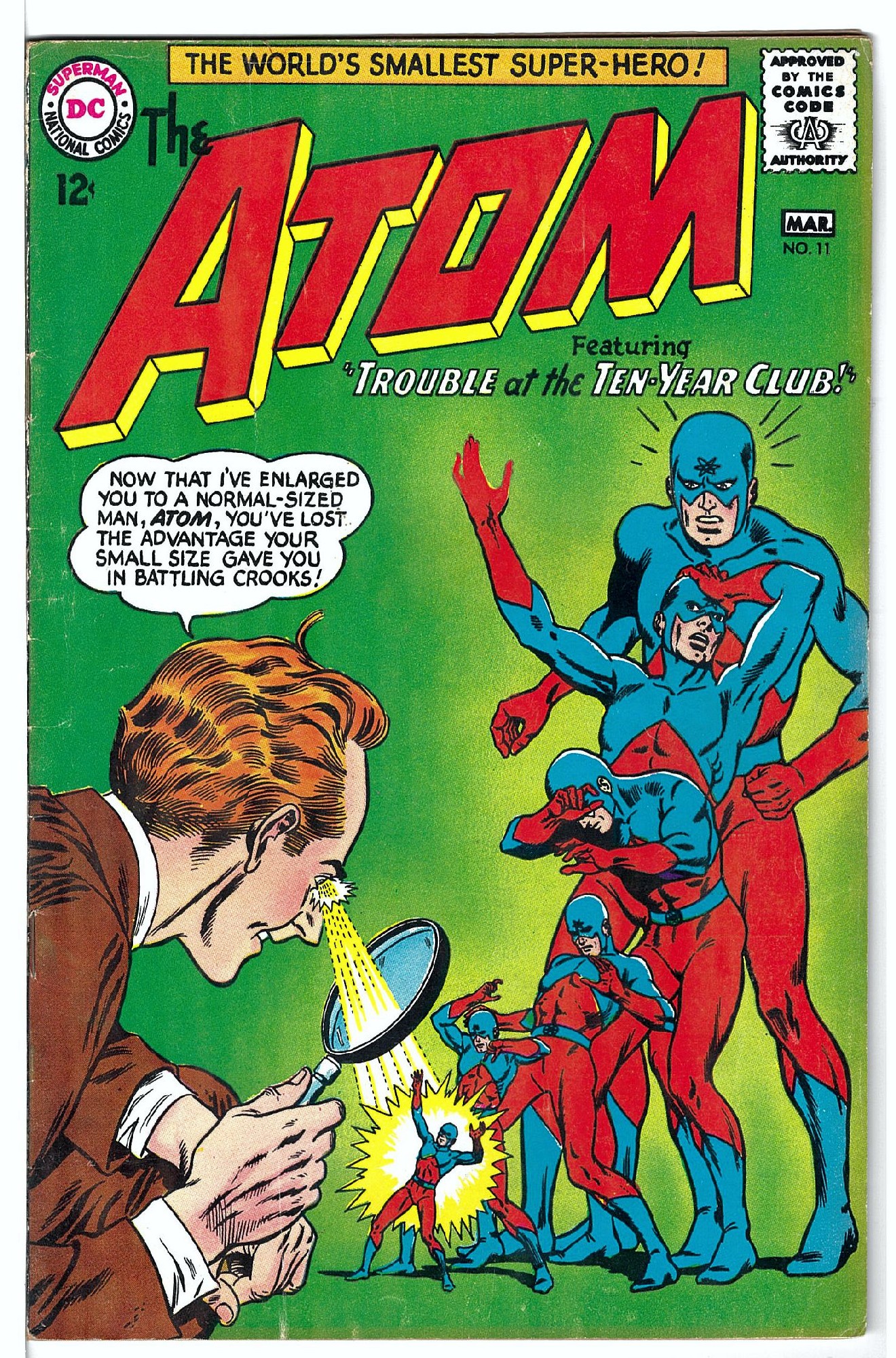 ACTUAL SCAN OF COMIC!<br> Cover of Atom (Vol 1) The #11. One of 250,000 Vintage American Comics on sale from Krypton!