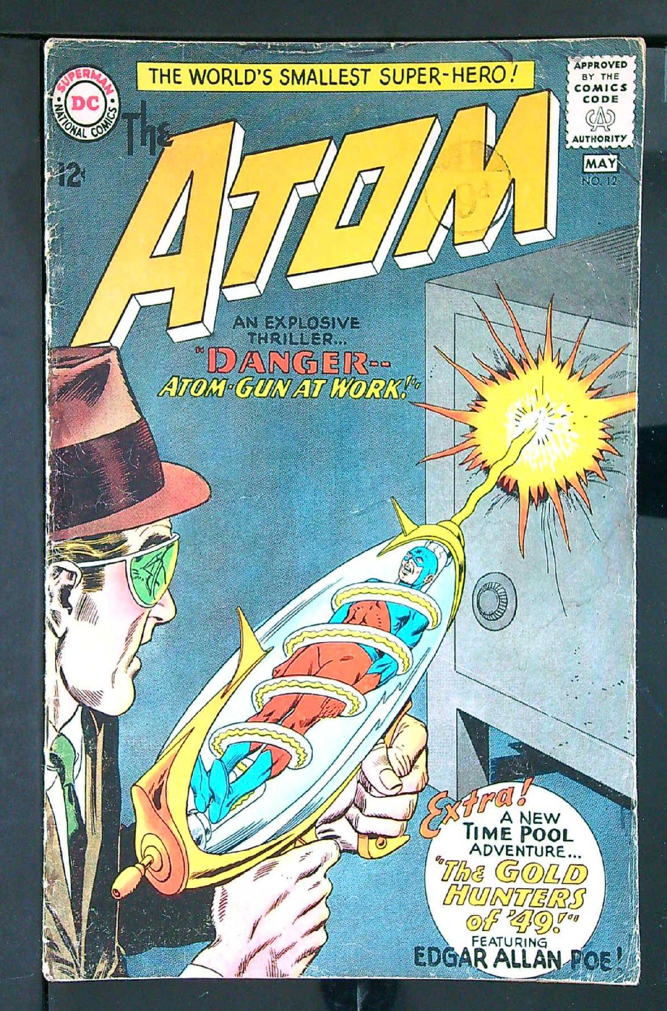 ACTUAL SCAN OF COMIC!<br>Distribution Stamp on Cover - See Scan Cover of Atom (Vol 1) The #12. One of 250,000 Vintage American Comics on sale from Krypton!