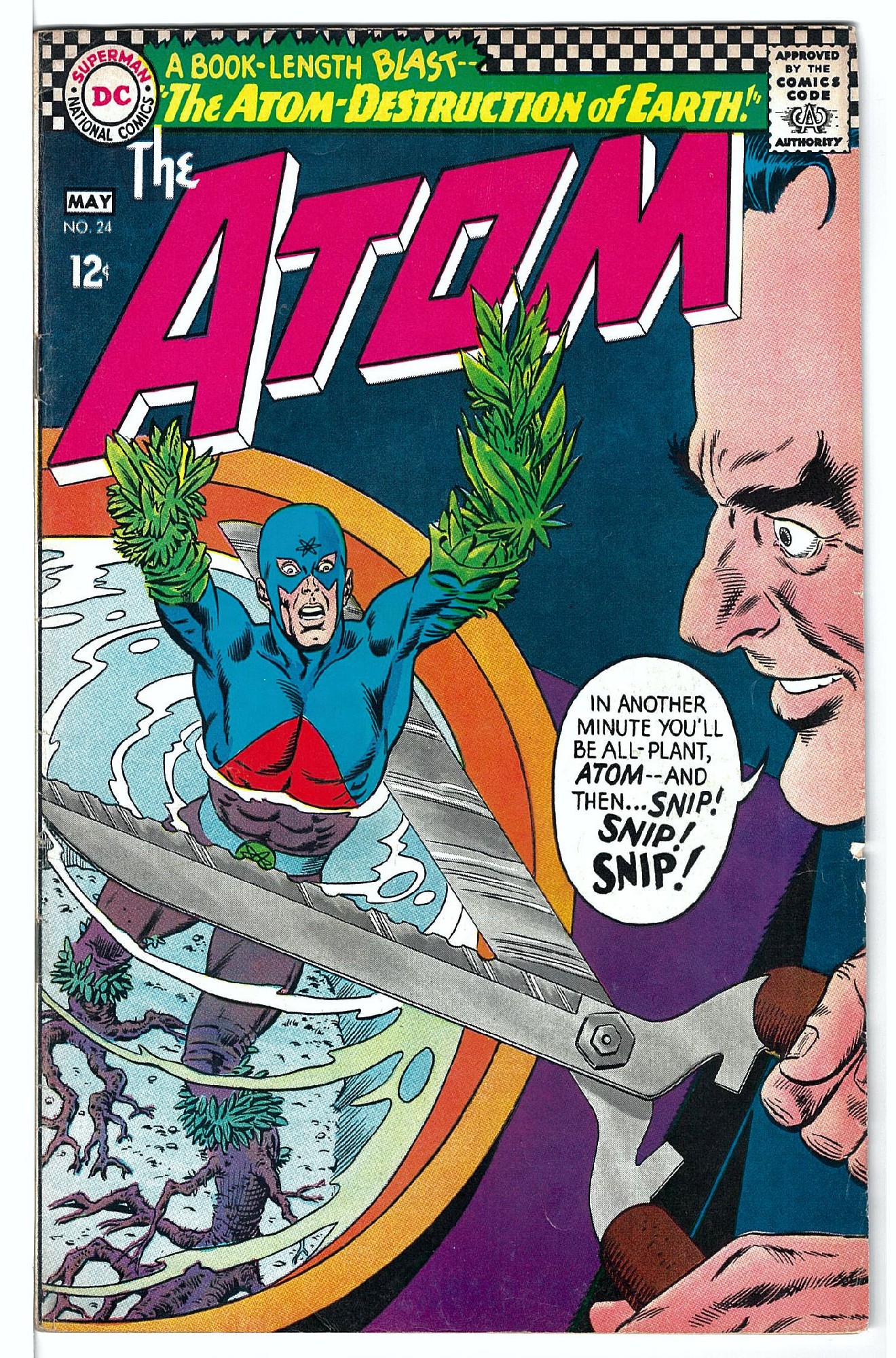 ACTUAL SCAN OF COMIC!<br> Cover of Atom (Vol 1) The #24. One of 250,000 Vintage American Comics on sale from Krypton!