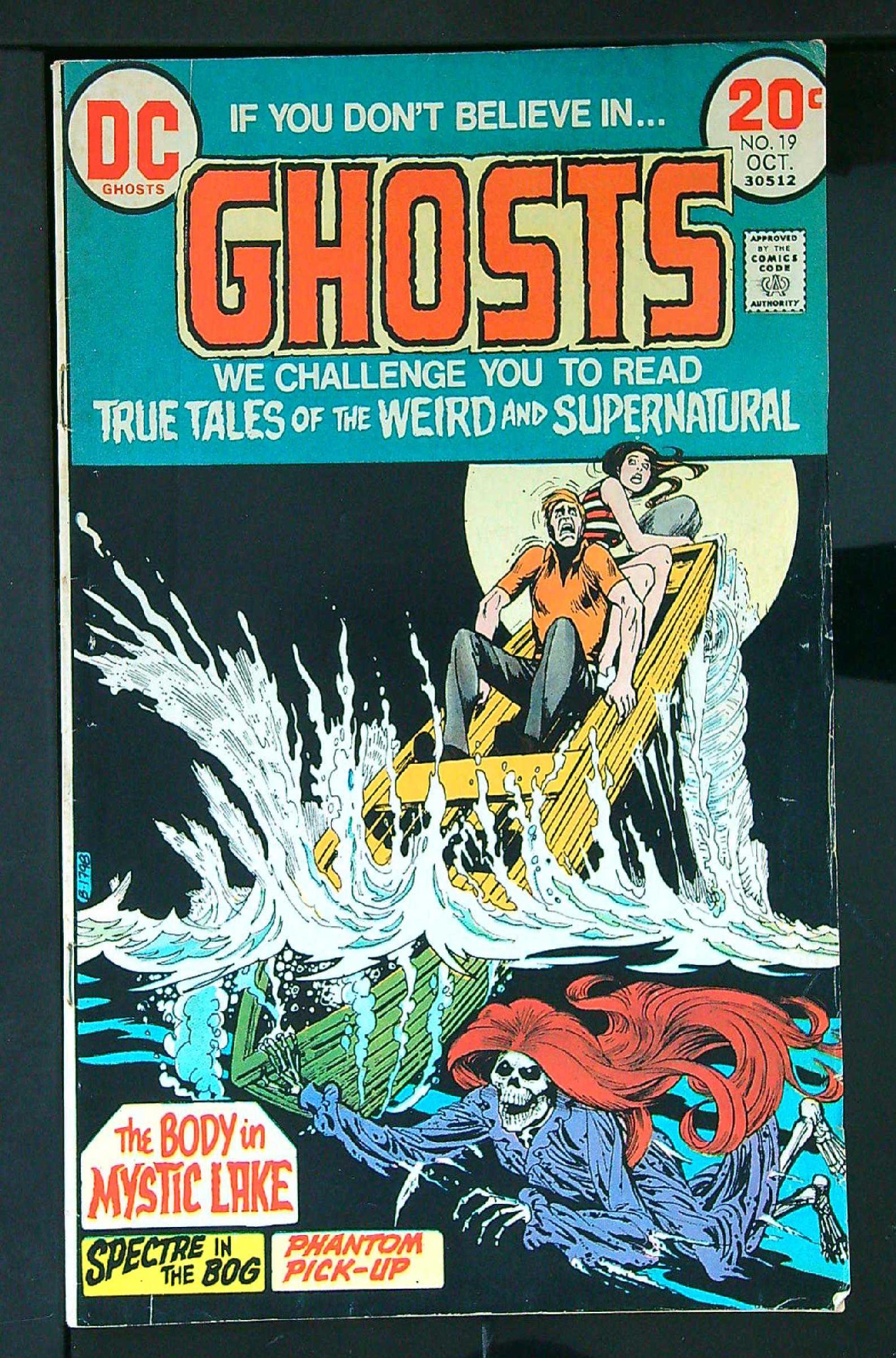 ACTUAL SCAN OF COMIC!<br> Cover of Ghosts (Vol 1) #19. One of 250,000 Vintage American Comics on sale from Krypton!
