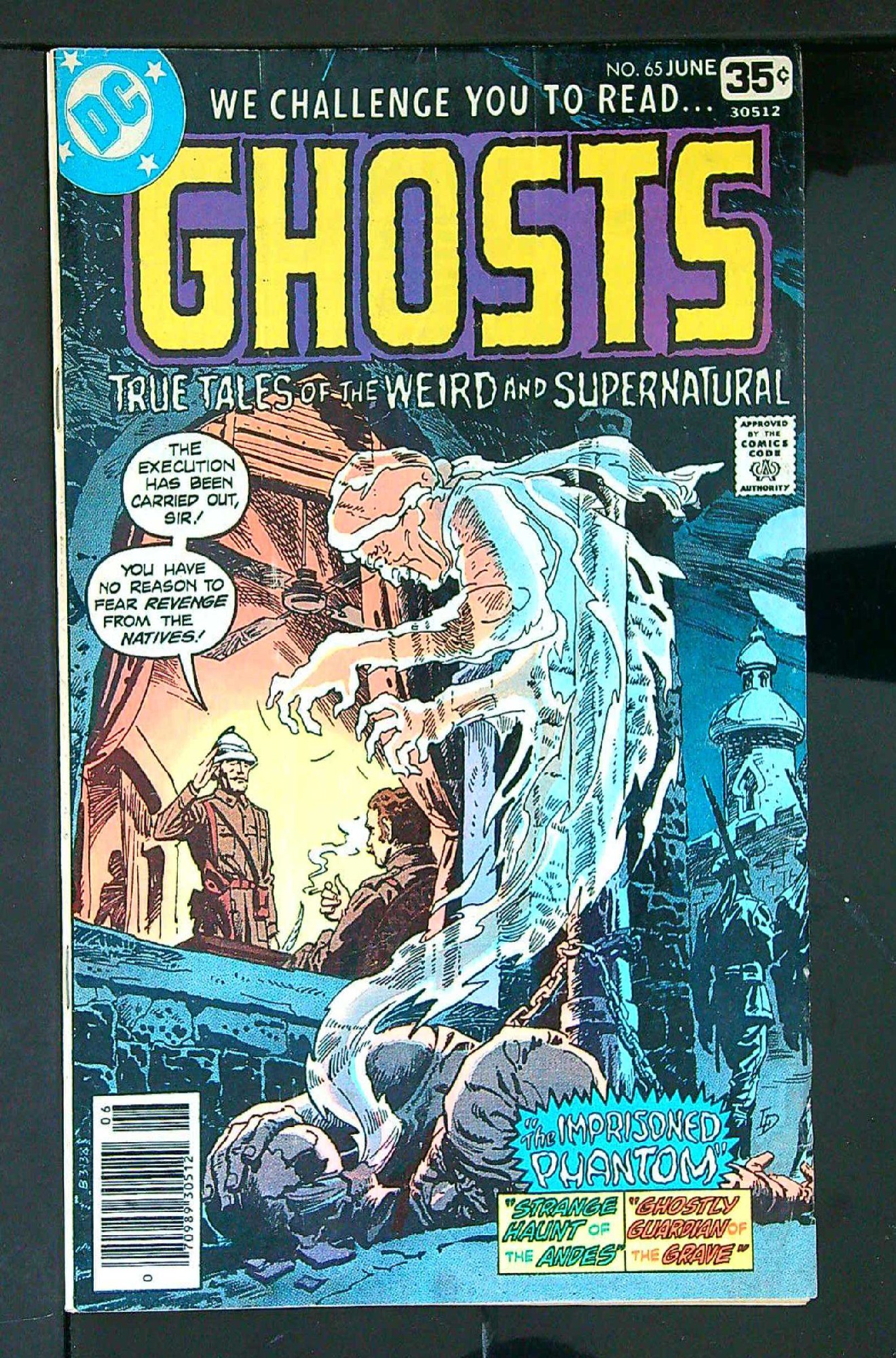 ACTUAL SCAN OF COMIC!<br> Cover of Ghosts (Vol 1) #65. One of 250,000 Vintage American Comics on sale from Krypton!