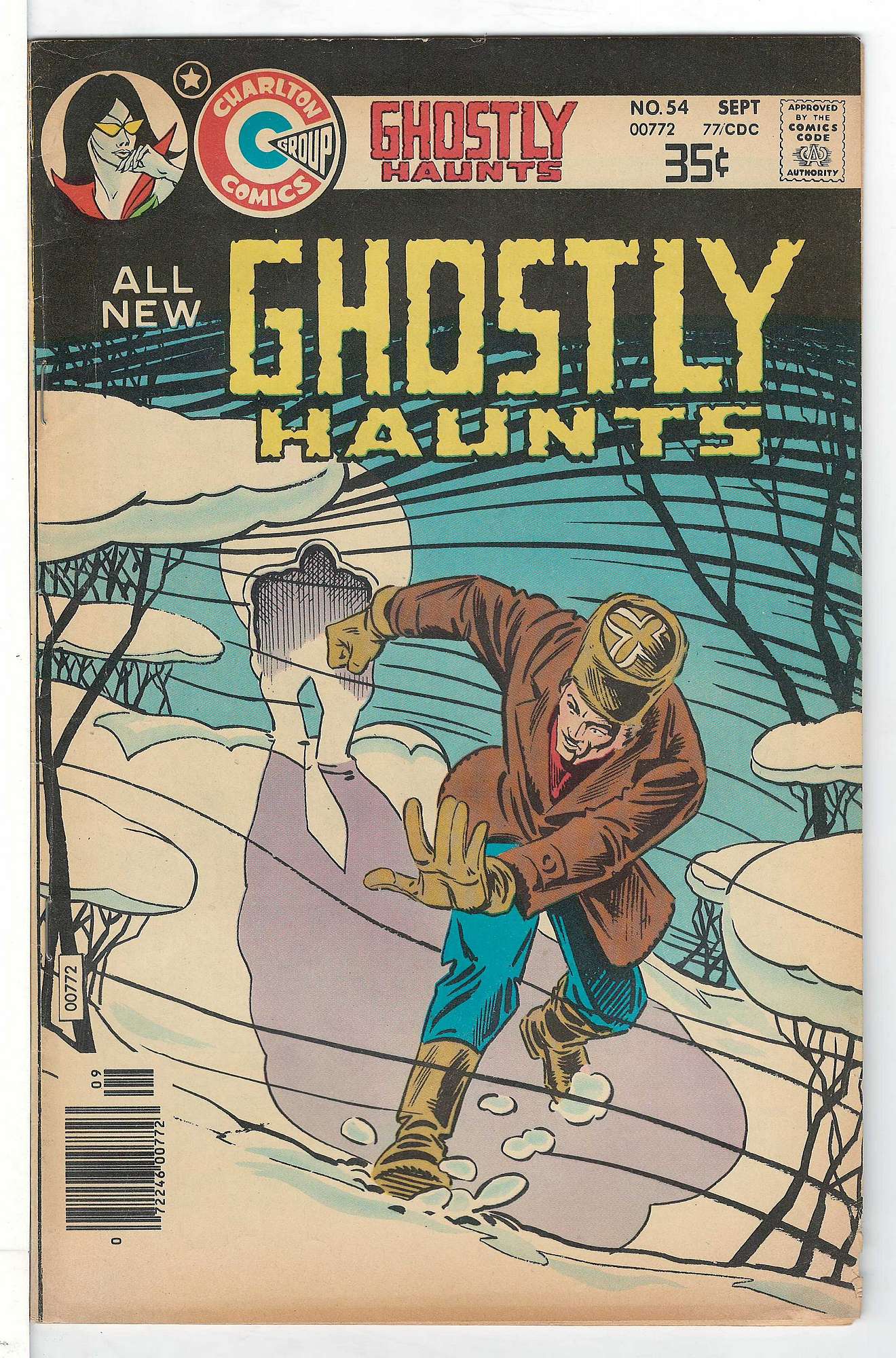 ACTUAL SCAN OF COMIC!<br> Cover of Ghostly Haunts (Vol 1) #54. One of 250,000 Vintage American Comics on sale from Krypton!