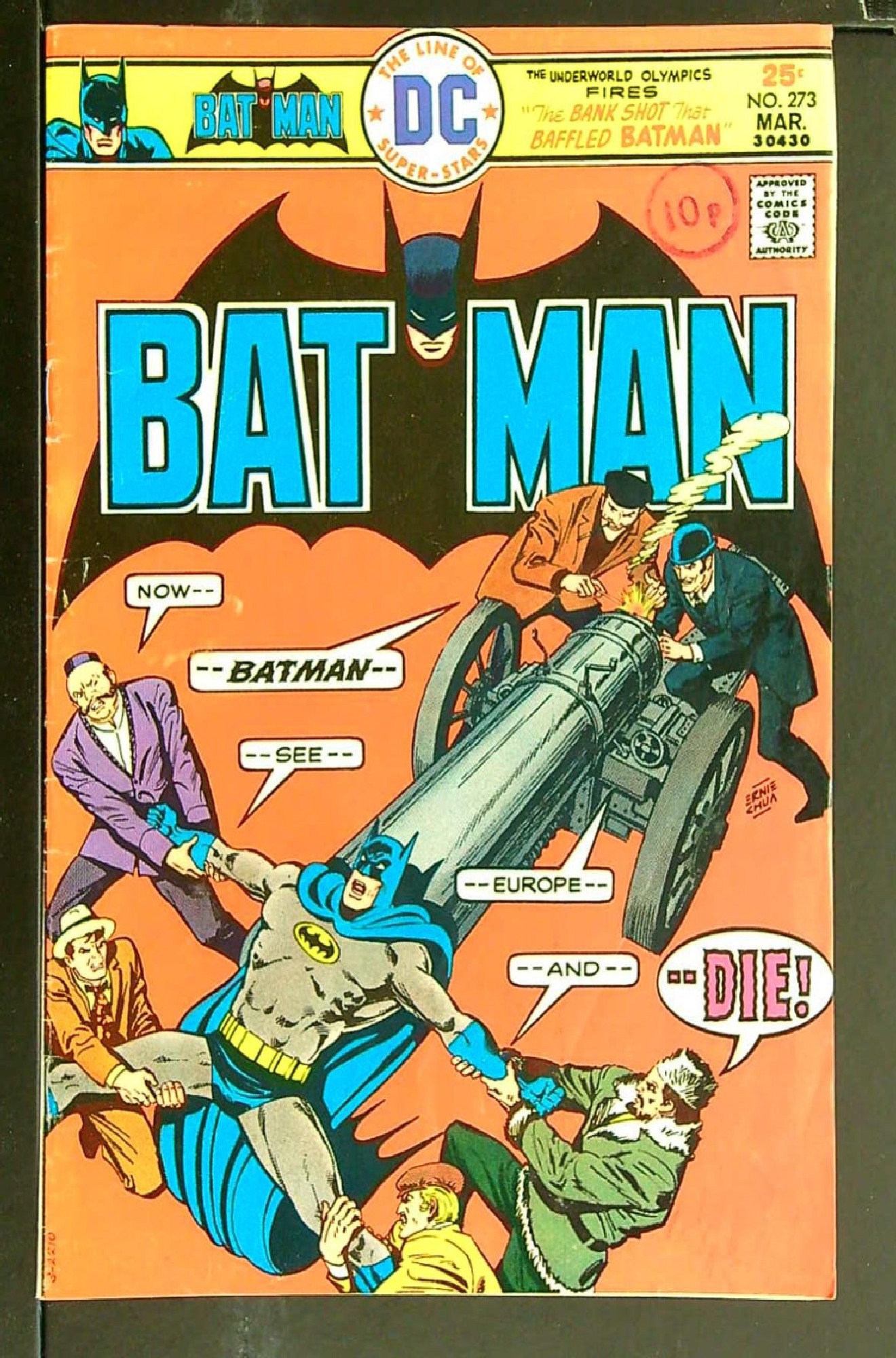 Cover of Batman #273. One of 250,000 Vintage American Comics on sale from Krypton!