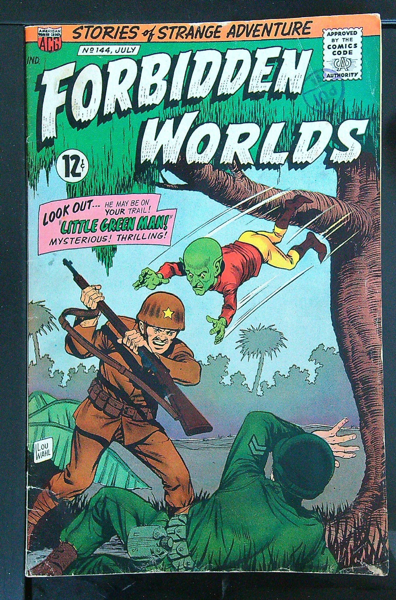 ACTUAL SCAN OF COMIC!<br> Cover of Forbidden Worlds (Vol 1) #144. One of 250,000 Vintage American Comics on sale from Krypton!