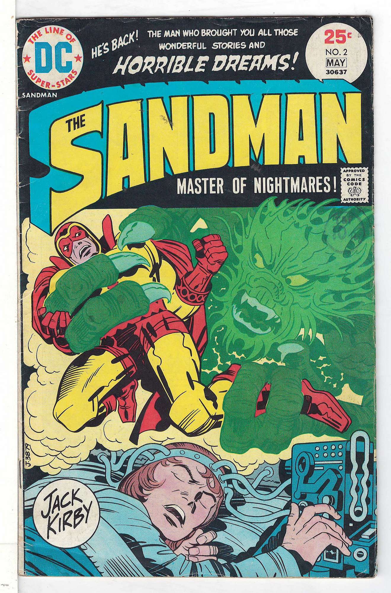 ACTUAL SCAN OF COMIC!<br> Cover of Sandman (Vol 1) #2. One of 250,000 Vintage American Comics on sale from Krypton!