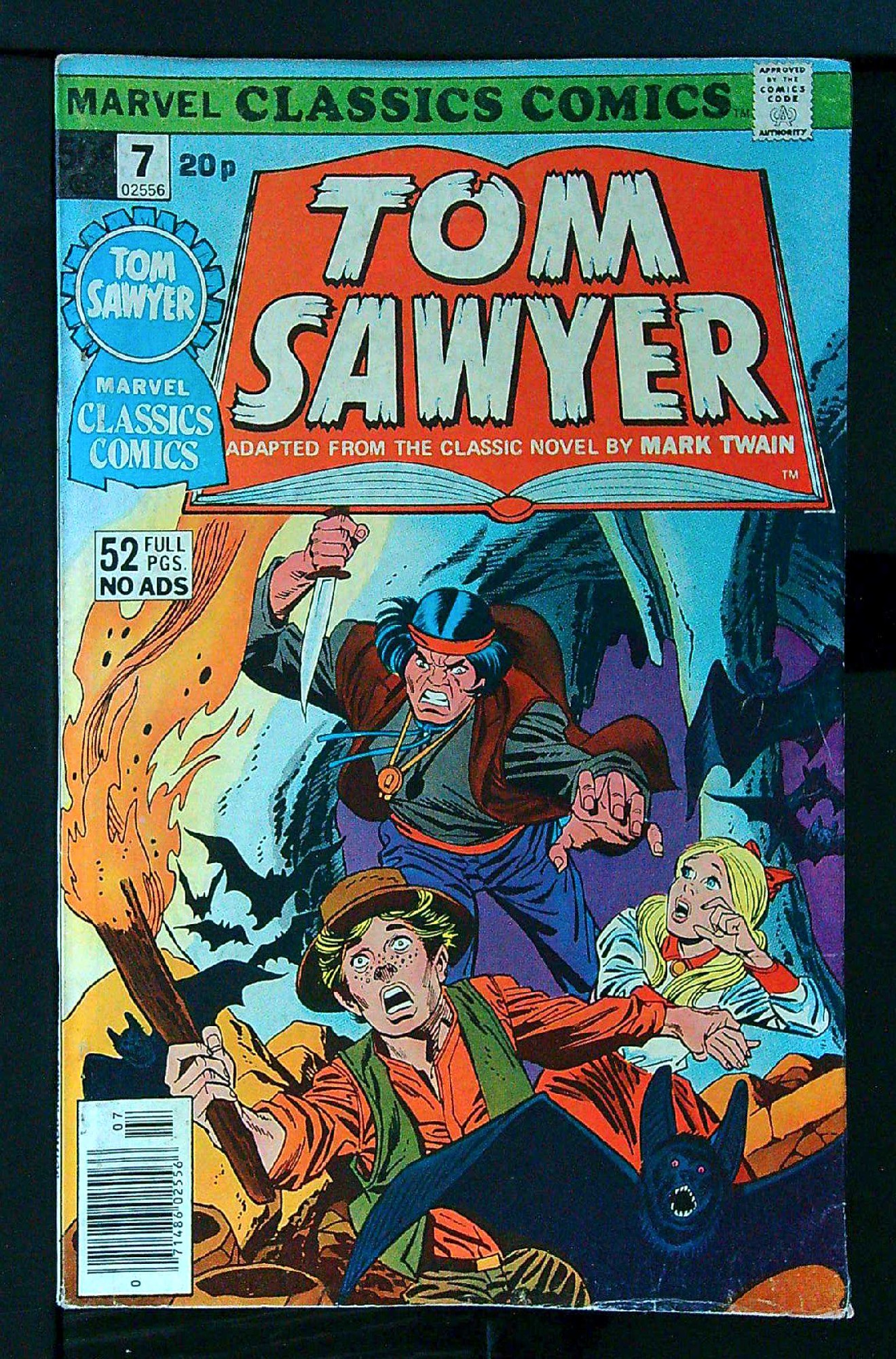 ACTUAL SCAN OF COMIC!<br> Cover of Marvel Classics Comics Featuring (Vol 1) #7. One of 250,000 Vintage American Comics on sale from Krypton!