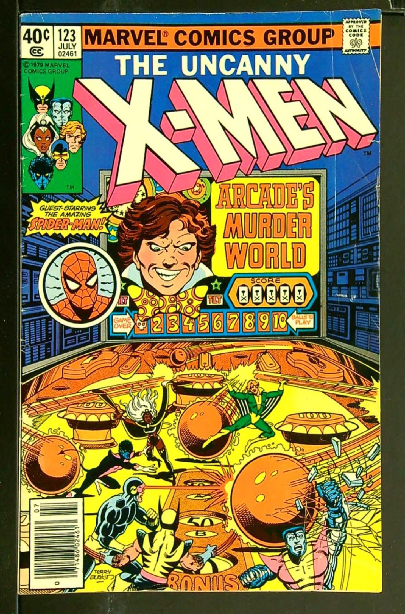 ACTUAL SCAN OF COMIC!<br> Cover of Uncanny X-Men (Vol 1) #123. One of 250,000 Vintage American Comics on sale from Krypton!