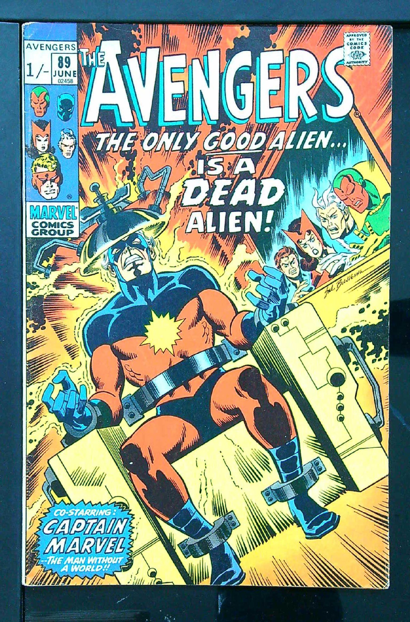 ACTUAL SCAN OF COMIC!<br> Cover of Avengers (Vol 1) #89. One of 250,000 Vintage American Comics on sale from Krypton!